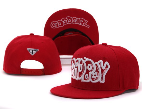 Bad Boy Good Girl Snapback Red Hat SF